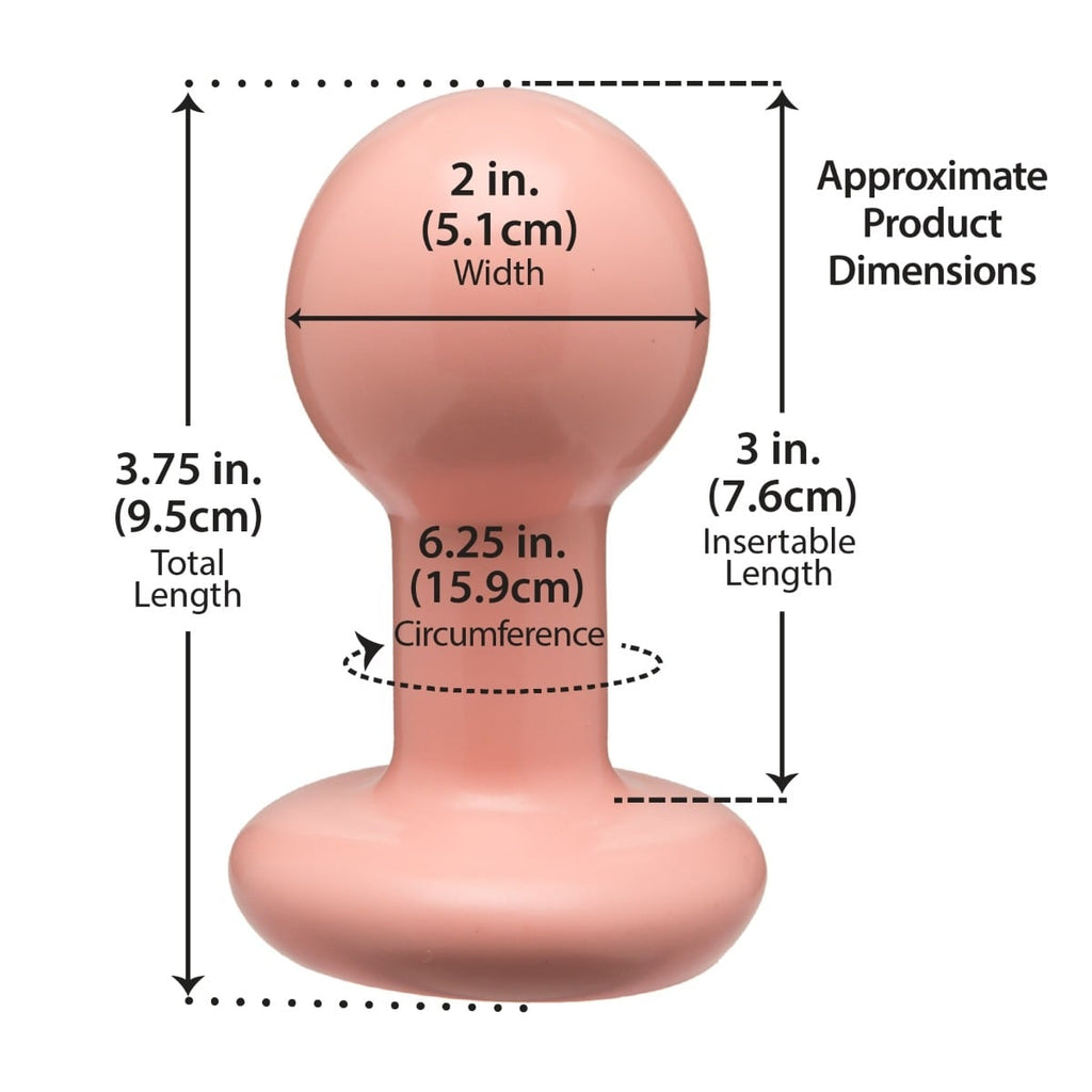 Doc Johnson The Classic Round Butt Plug Small Vanilla