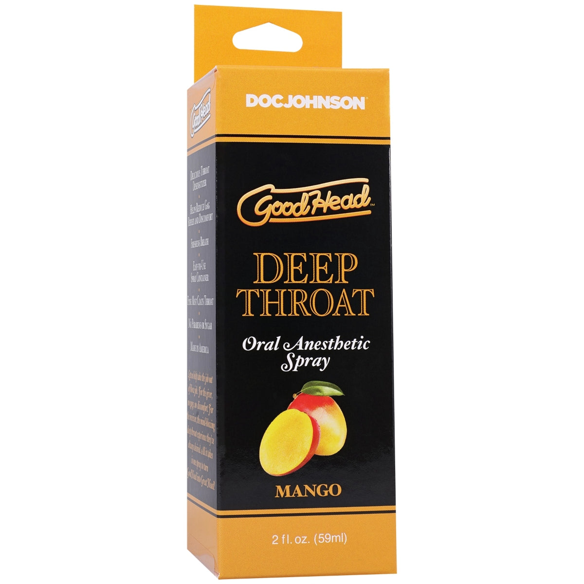 GoodHead Deep Throat Spray Mango 2oz