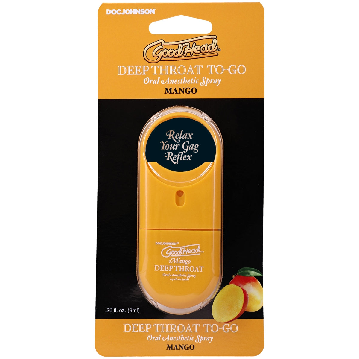 GoodHead Deep Throat Spray ToGo Mango 30oz