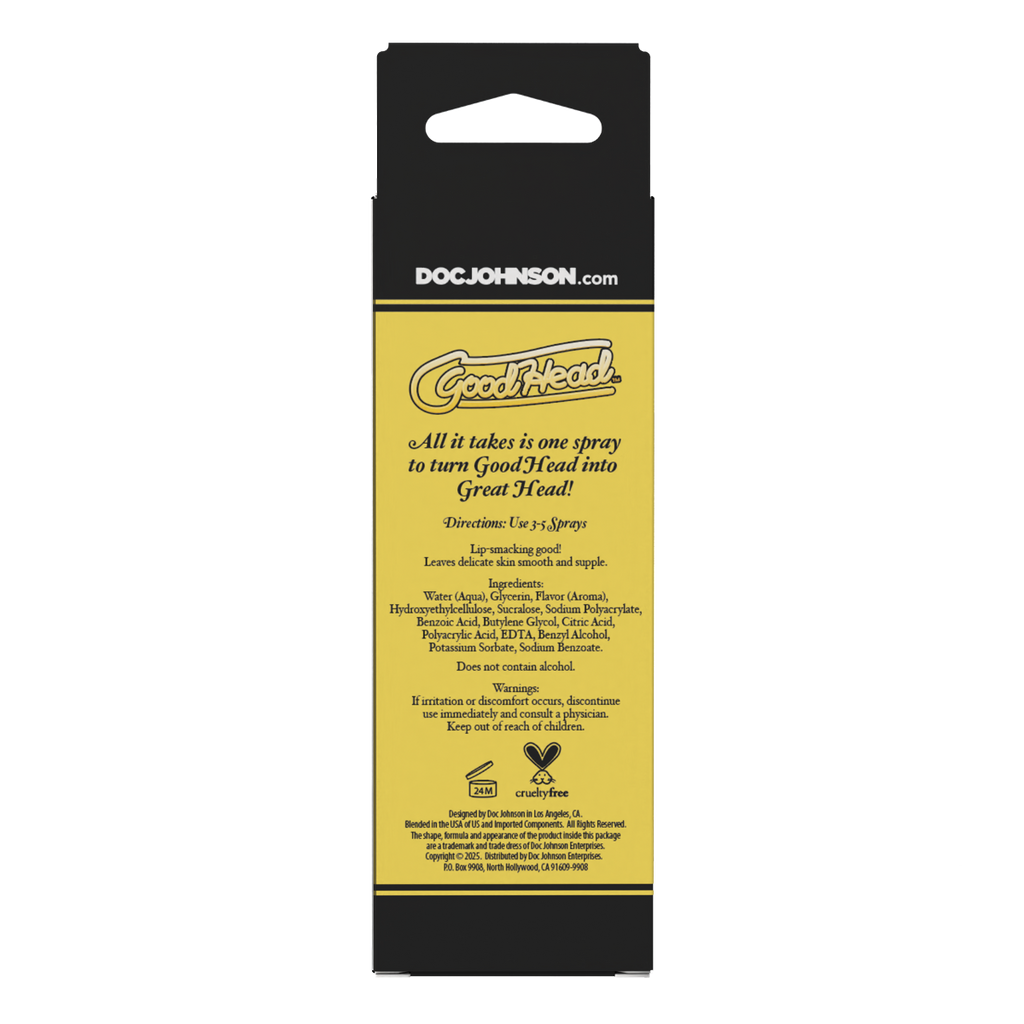 GoodHead Juicy Head Cocktails Dry Mouth Spray Lemon Drop 2 oz.