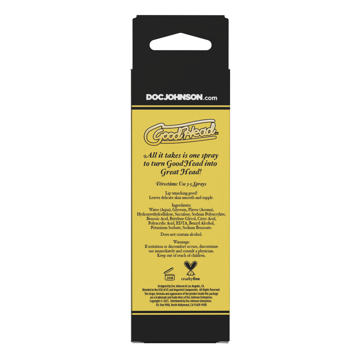 GoodHead Juicy Head Cocktails Dry Mouth Spray Lemon Drop 2 oz.