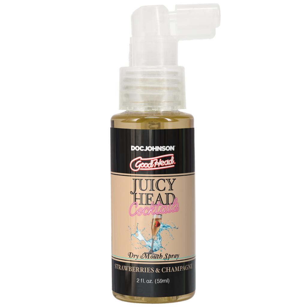 GoodHead Juicy Head Cocktails Dry Mouth Spray Strawberries & Champagne 2 oz.