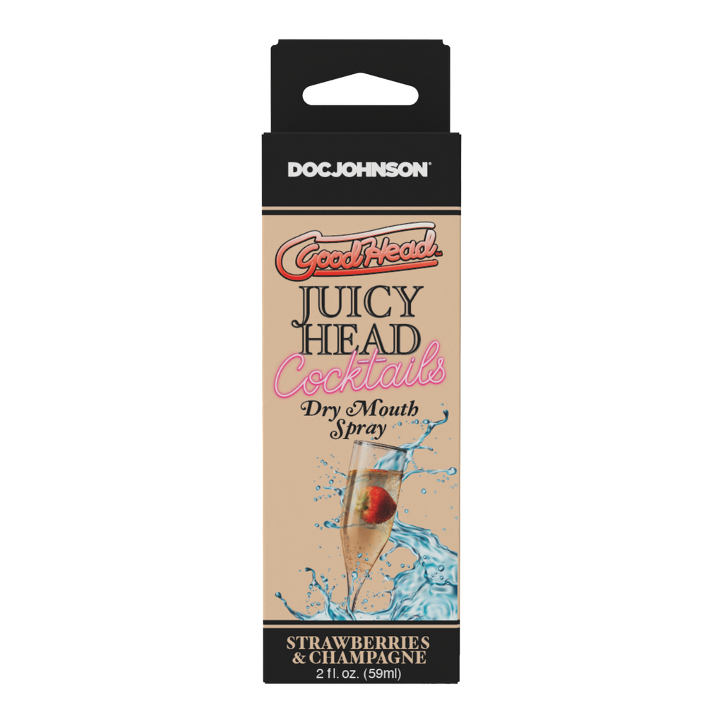 GoodHead Juicy Head Cocktails Dry Mouth Spray Strawberries & Champagne 2 oz.