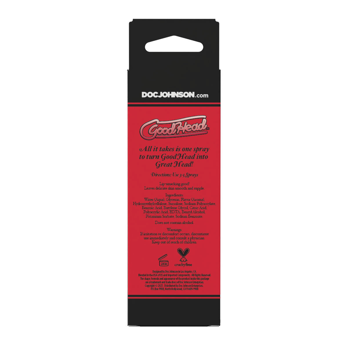 GoodHead Juicy Head Cocktails Dry Mouth Spray Sex on the Beach 2 oz.