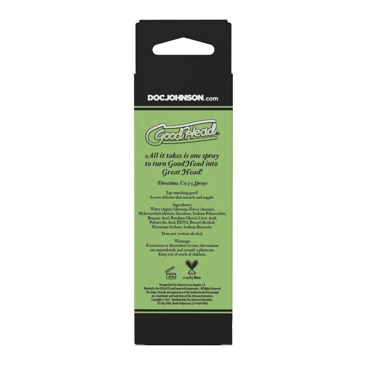 GoodHead Juicy Head Cocktails Dry Mouth Spray Mojito 2 oz.