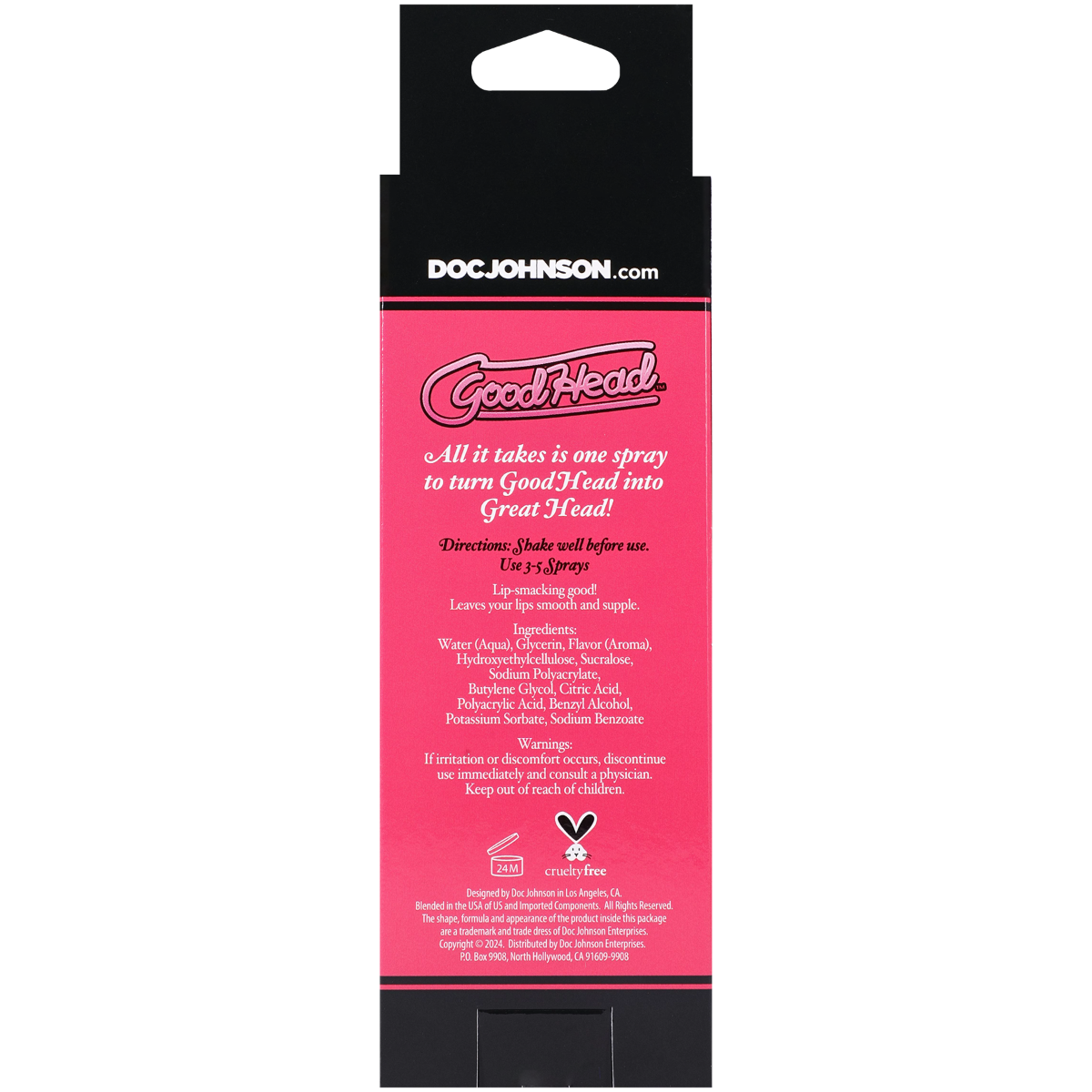 GoodHead Juicy Head Dry Mouth Spray Sour Strawberry 2 oz.
