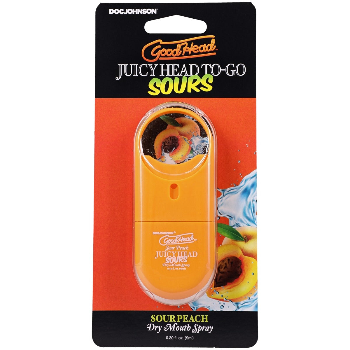 GoodHead Juicy Head Dry Mouth Spray To-Go Sour Peach 0.3 oz.
