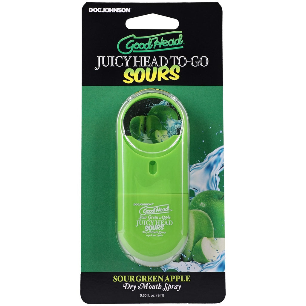 GoodHead Juicy Head Dry Mouth Spray To-Go Sour Green Apple 0.3 oz.
