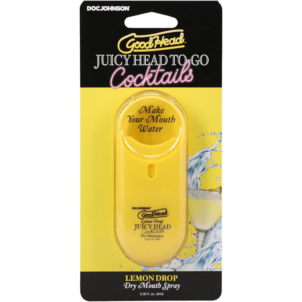 GoodHead Juicy Head Cocktails Dry Mouth Spray To-Go Lemon Drop