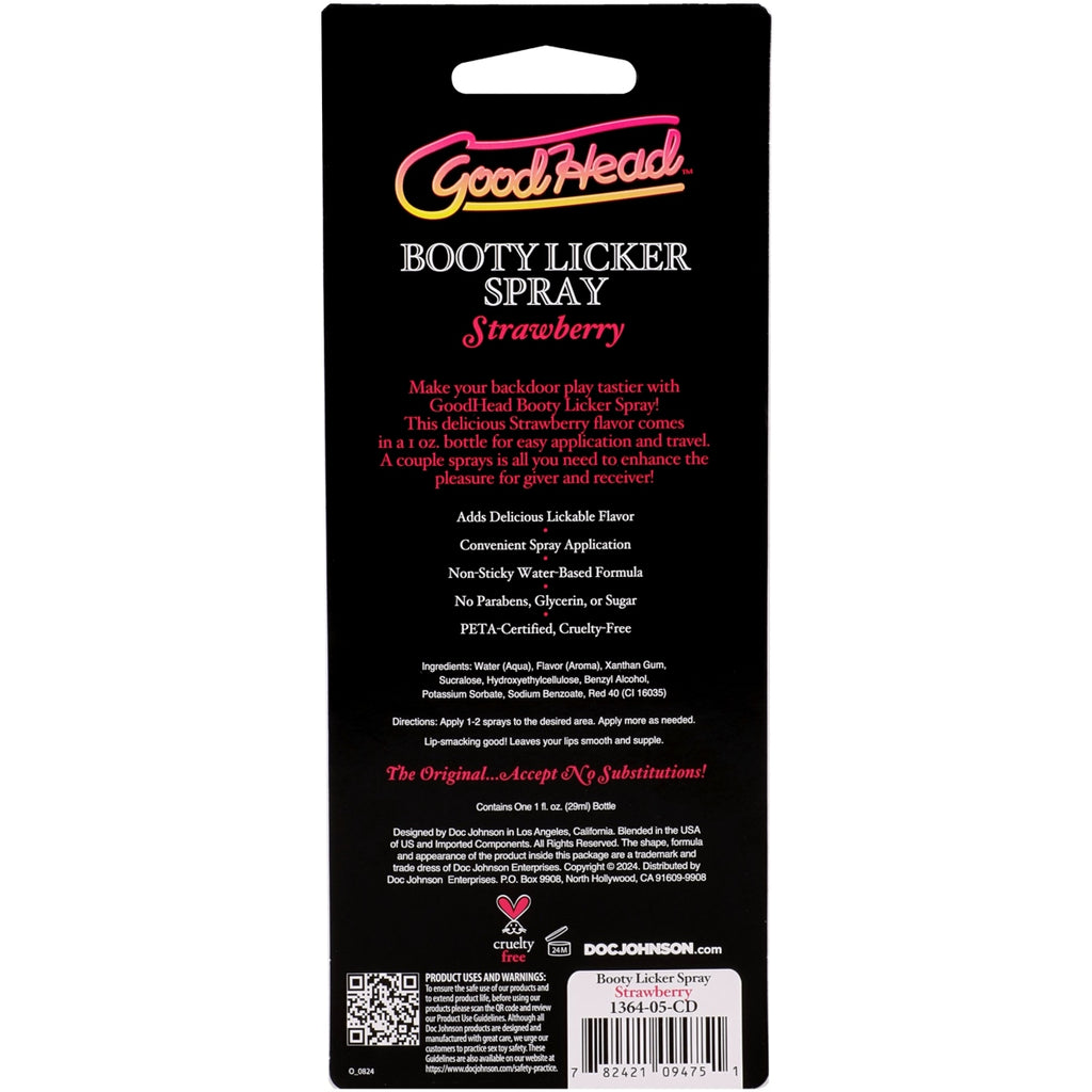 GoodHead Booty Licker Spray Strawberry 1oz