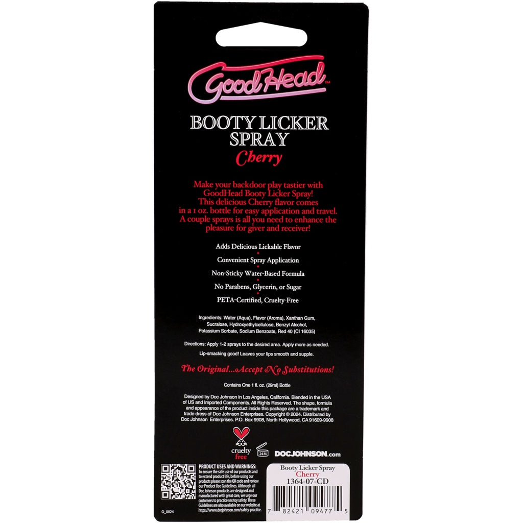 GoodHead Booty Licker Spray Cherry 1oz