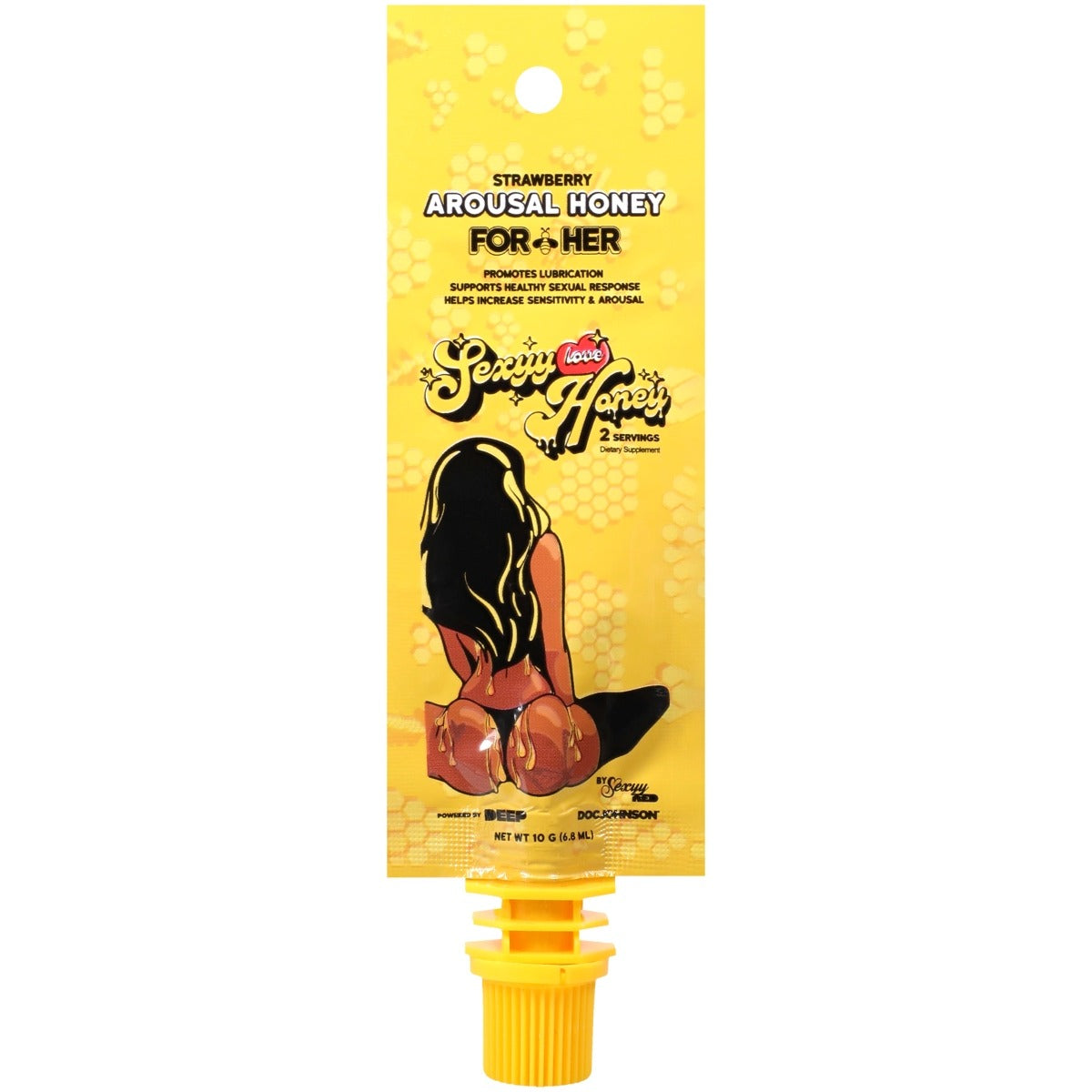 Sexyy Red Hers Honey Arousal Honey 12 Pack Display (10g per pack - 2 servings) Strawberry