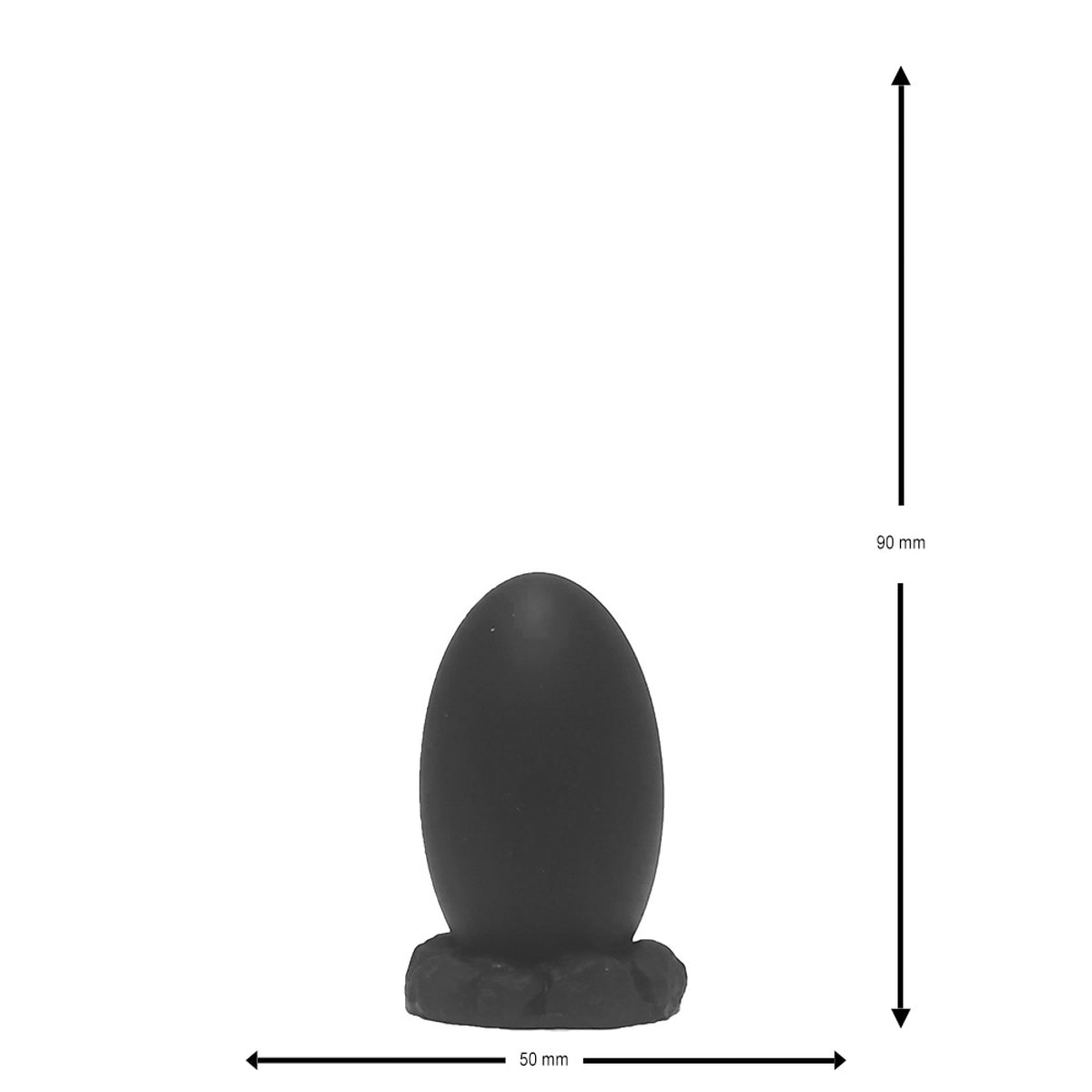 Brutus Bum Buddy Bacchus Butt Plug Black Small