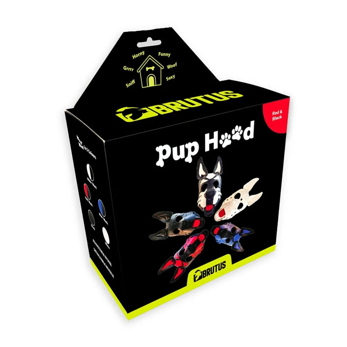 BRUTUS Vegan Pup Hood Black