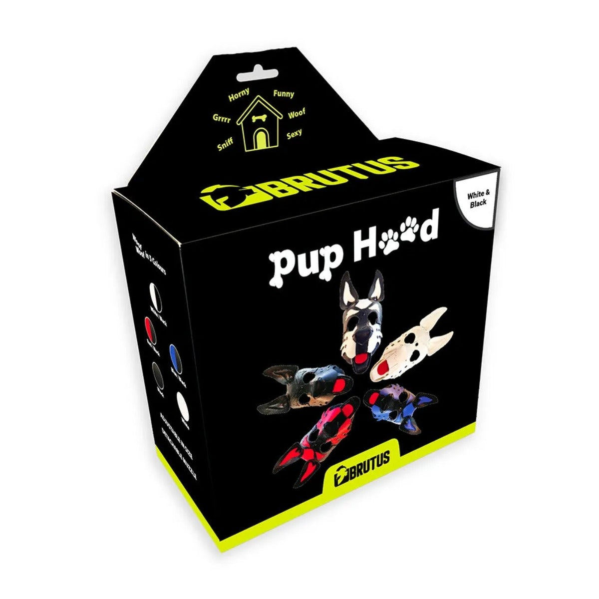BRUTUS Vegan Pup Hood Black