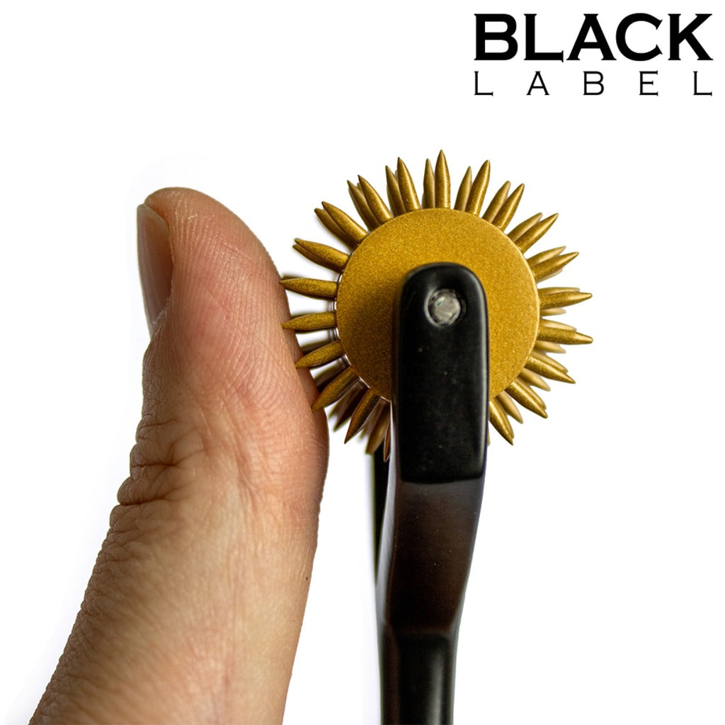5 Head Pinwheel Black/Gold