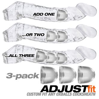 Adjustfit Insert 3 Pack Clear