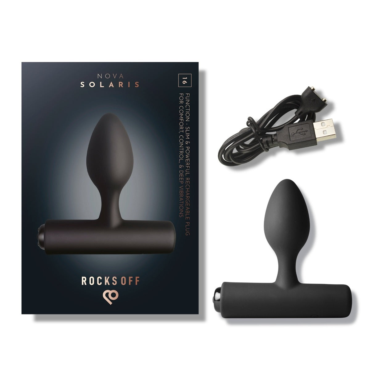 Rocks Off Solaris Rechargeable Plug