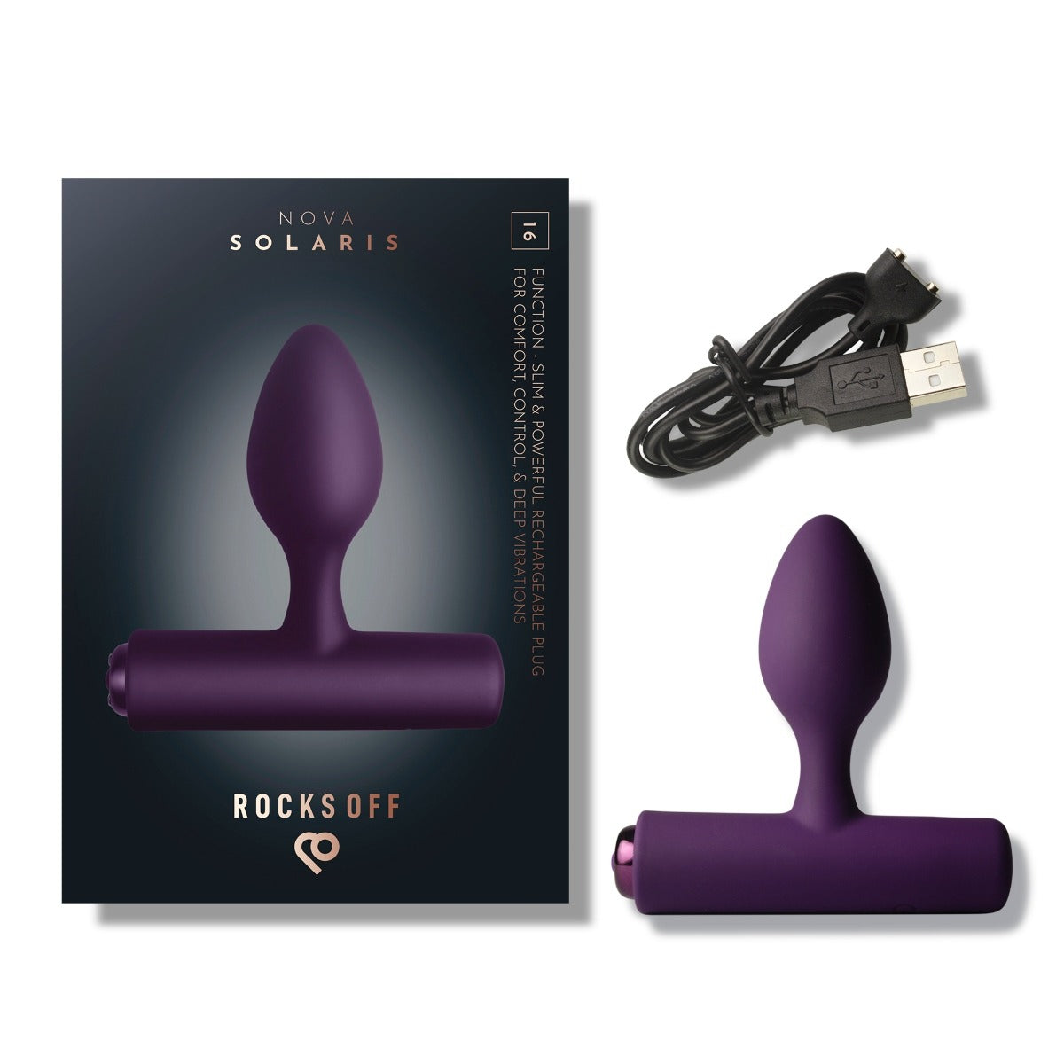 Rocks Off Solaris Rechargeable Plug