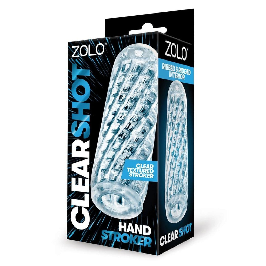 ZOLO Hand Stroker Clear Shot Stroker