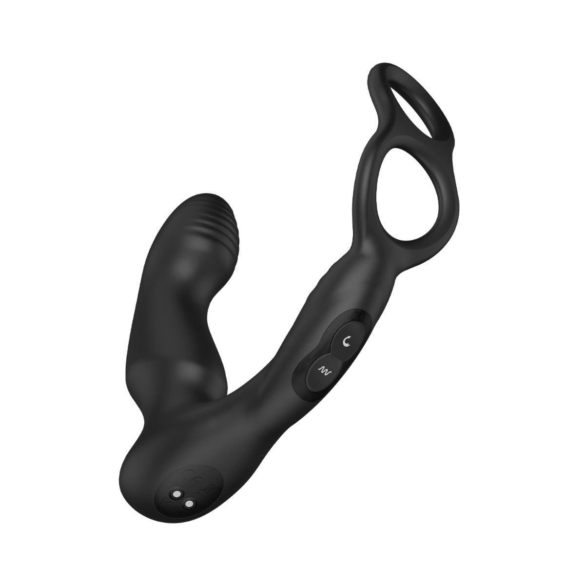 SIMUL8 WAVE EDITION Vibrating Dual Motor Anal Cock and Ball Toy - Black