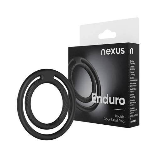 DOUBLE ENDURO Silicone Cock and Ball Ring
