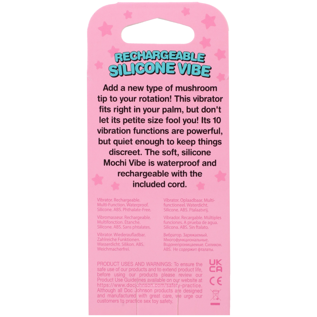 Mochi Mushroom Rechargeable Silicone Vibe