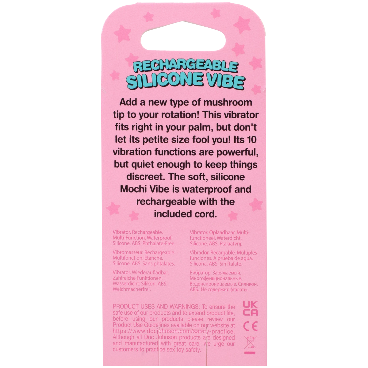 Mochi Mushroom Rechargeable Silicone Vibe
