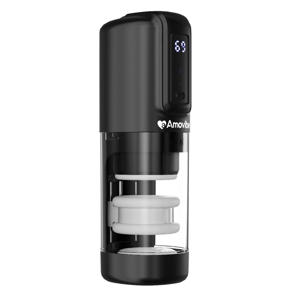 Amovibe Porsha Automatic Masturbator with Rubbing  Vibration & Heating Levels