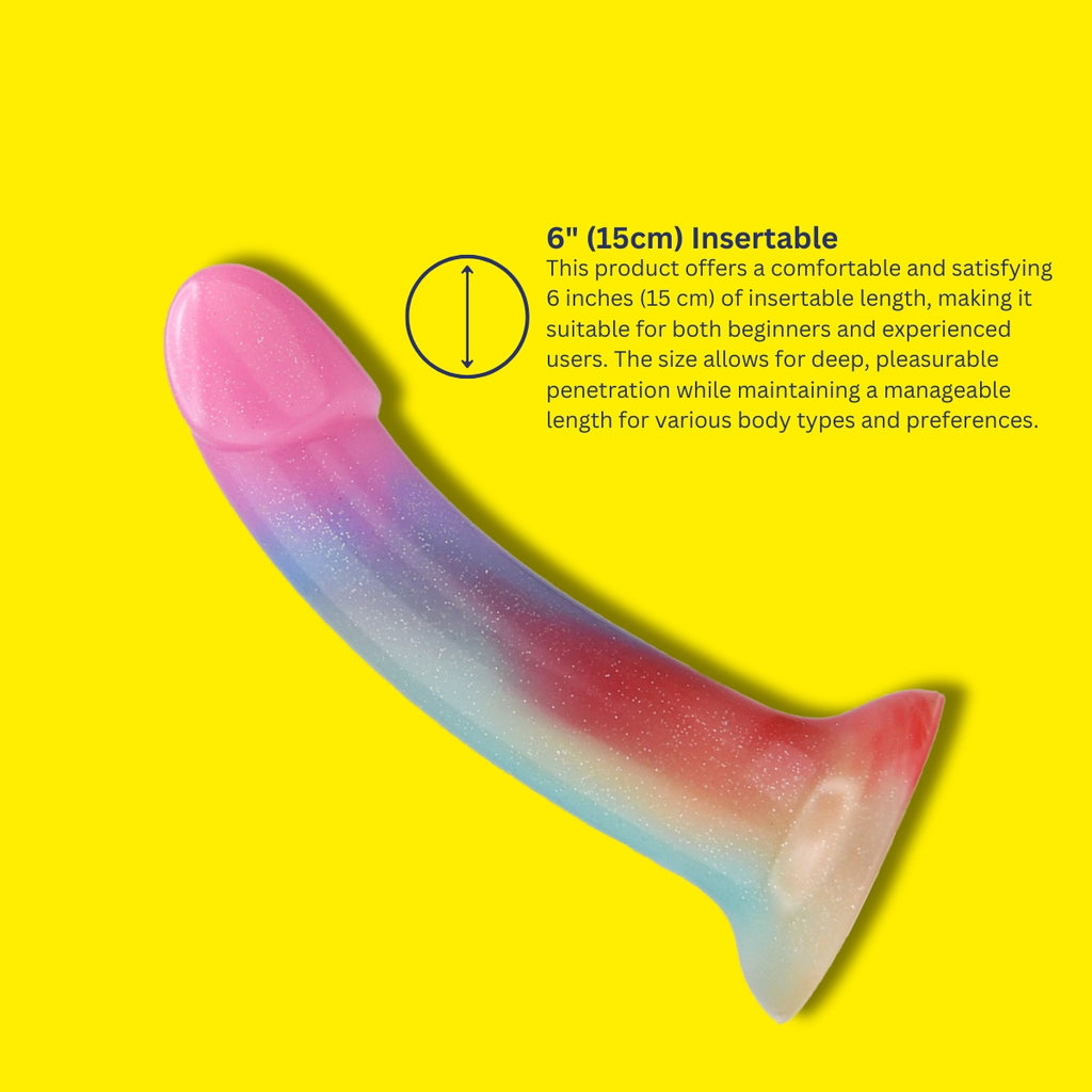 Iridescent Silicone Dildo