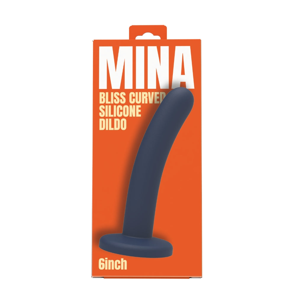 Bliss Curved Silicone Dildo 6 Inch