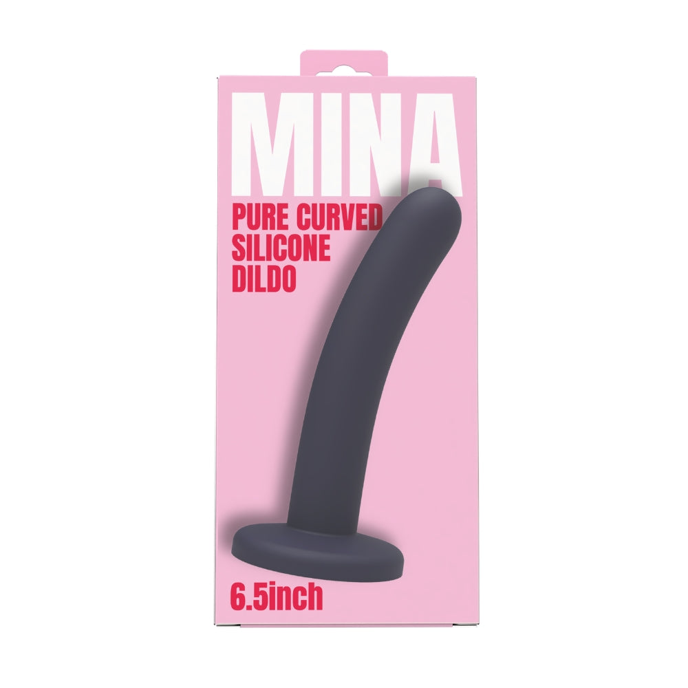 Pure Curved Silicone Dildo 6.5 Inch