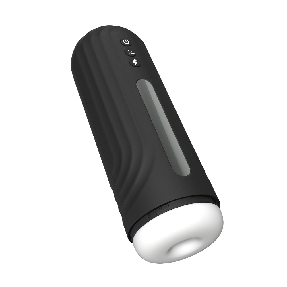 Thrusting and Vibrating Male Masturbator