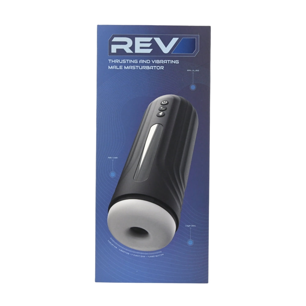 Thrusting and Vibrating Male Masturbator