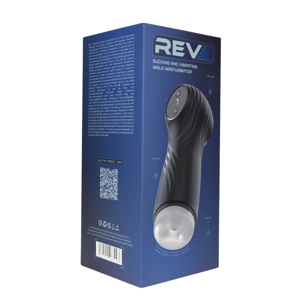 Sucking and Vibrating Male Masturbator
