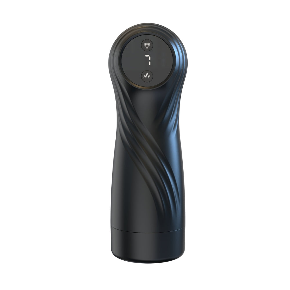 Sucking and Vibrating Male Masturbator