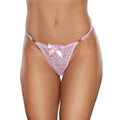 Allure Sunset Panty Lace Thong Once Size Pink