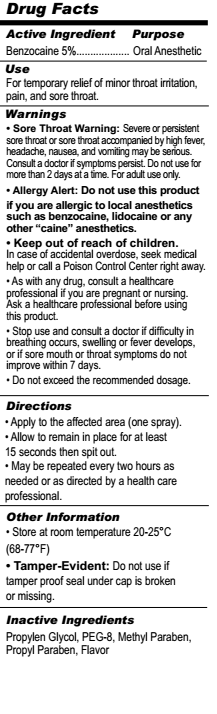 Master Series Frozen Deep Throat Desensitizing 4oz Spray