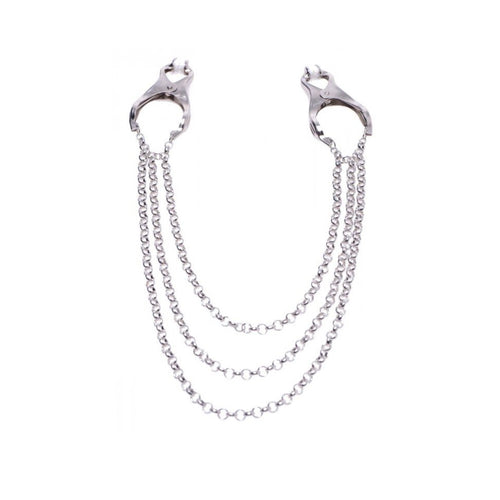 Master Series Affix Triple Chain Nipple Clamps