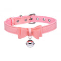 Master Series Sugar Kitty Cat Bell Collar Pink Silver