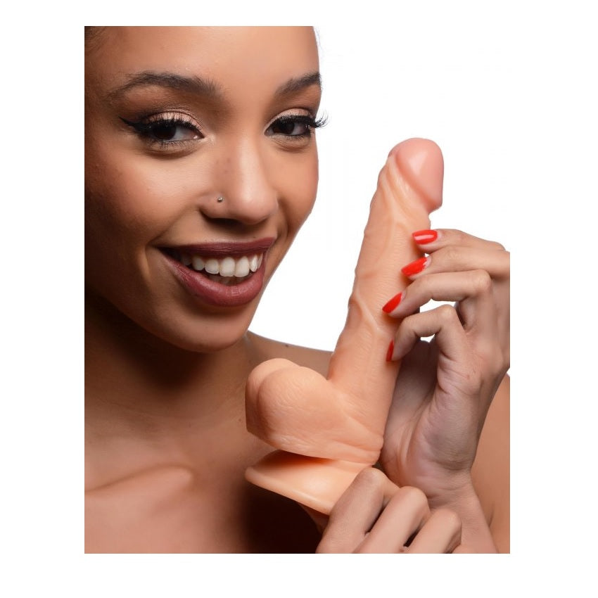 Pop Peckers Dildo With Balls Light 6.5 Inch