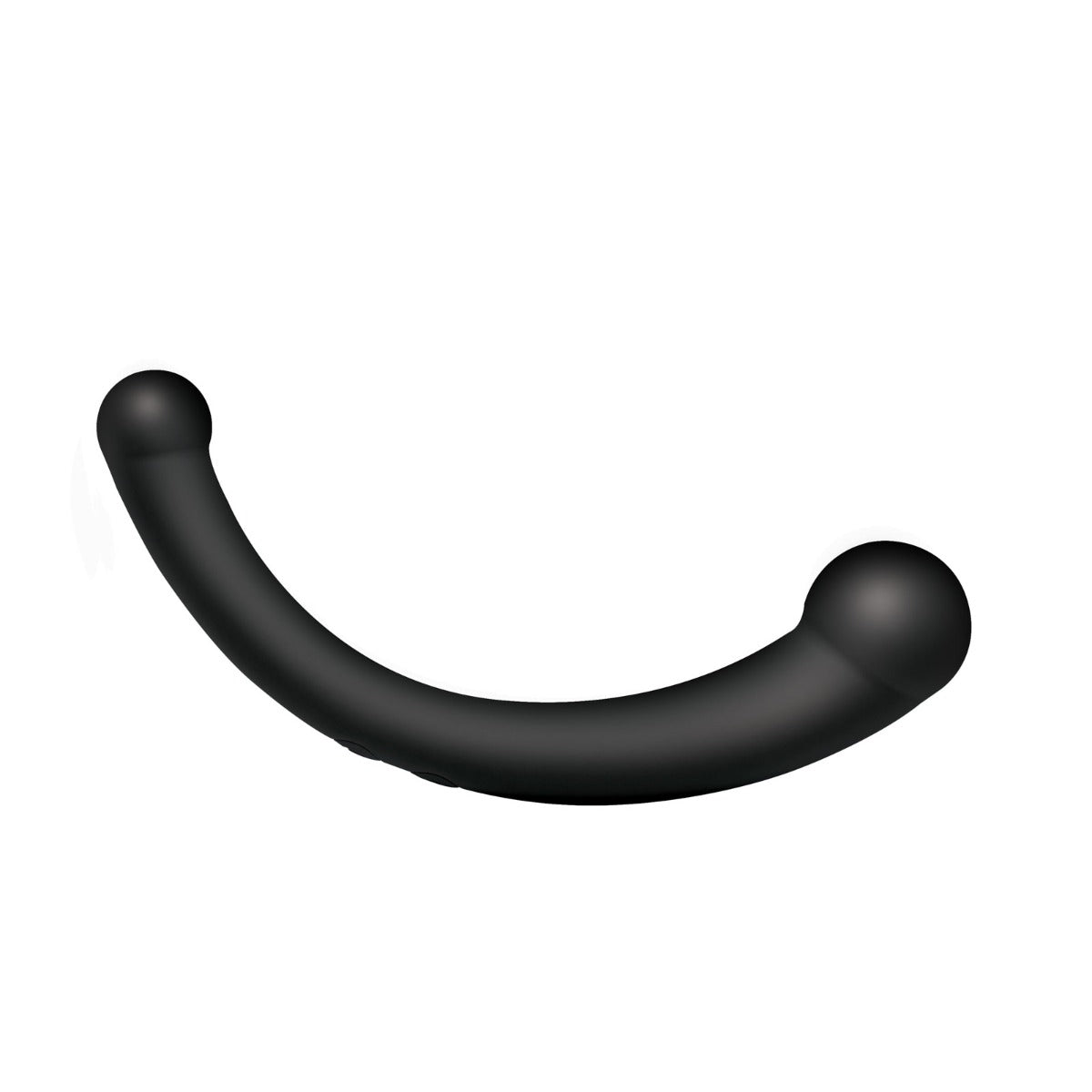 Master Series Vibrating Silicone G Spot Stimulator Black