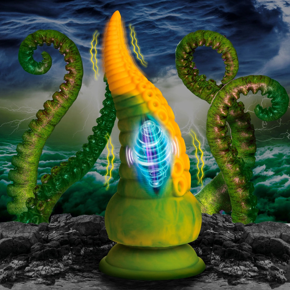 Creature Cocks Monstropus 2.0 Vibrating Tentacle Silicone Dildo