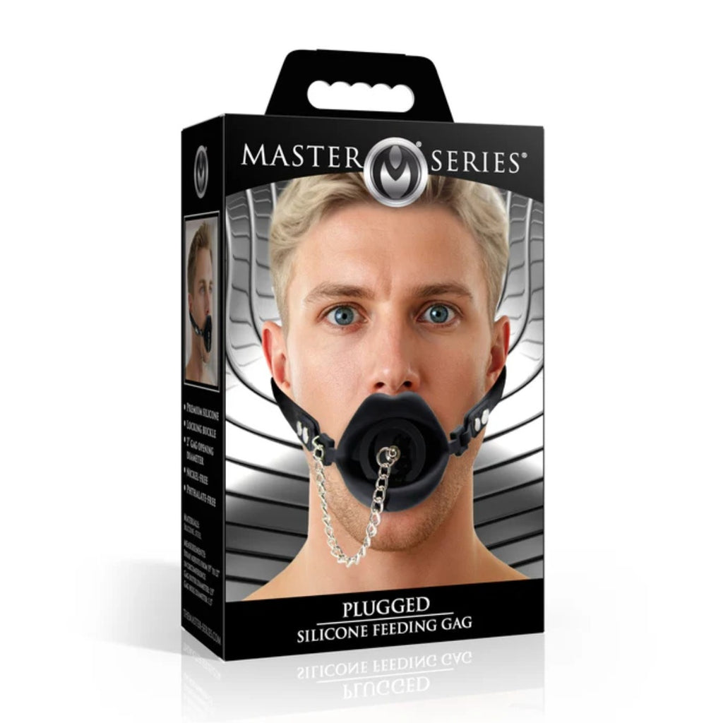 Master Series Plugged Silicone Feeding Gag
