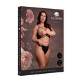 Le Desir Open Cup Triangle Bra With Lace and Adjustable Sliders QS