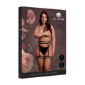 Le Desire Double Strap Garter Belt With Adjustable Sliders QS Black