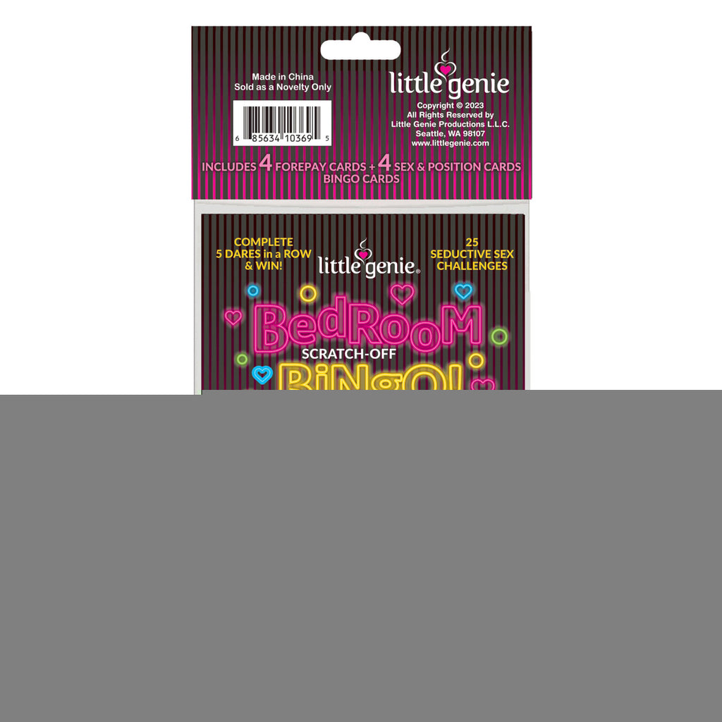 Bedroom Bingo Scratch off Romance Game