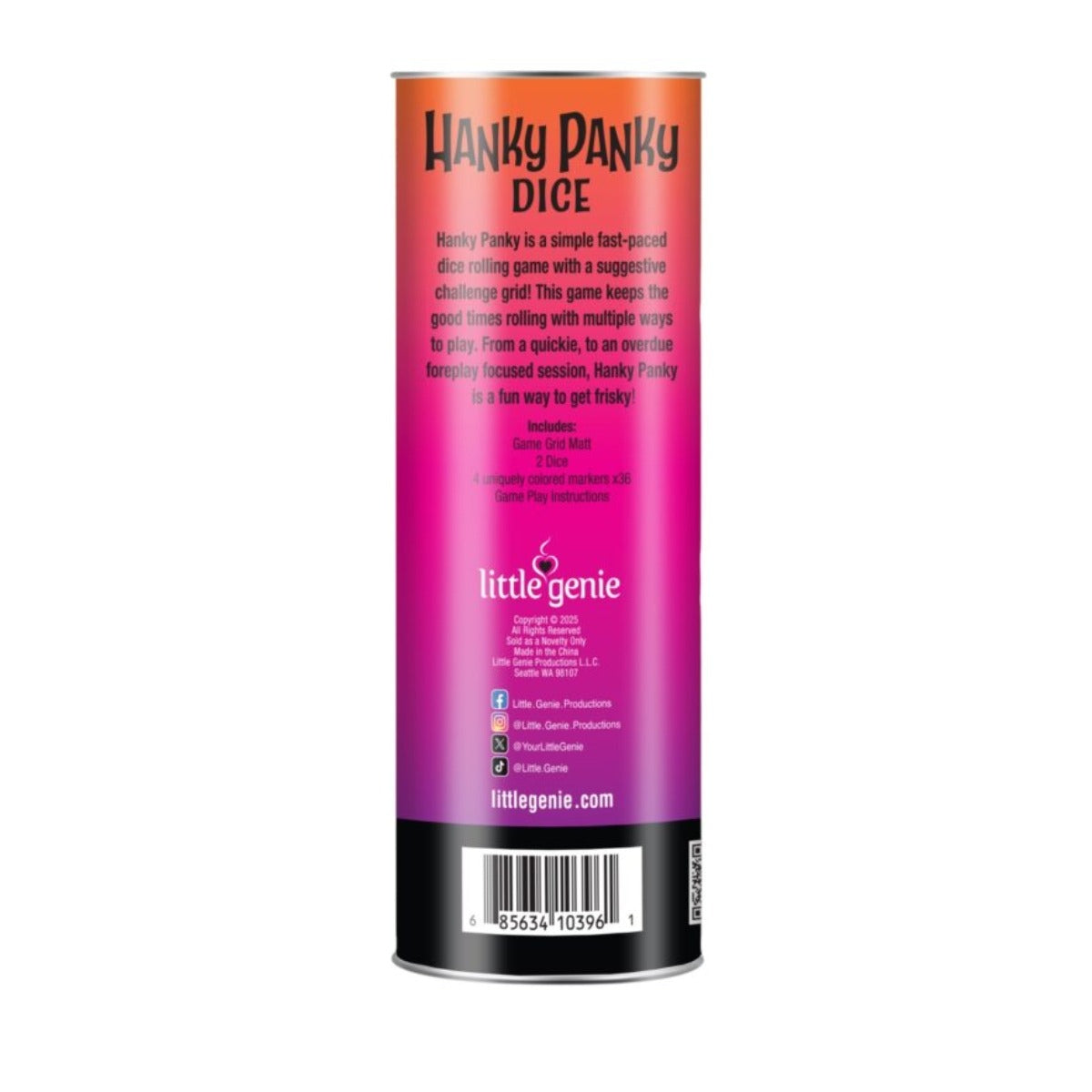 Hanky Panky Dice Game