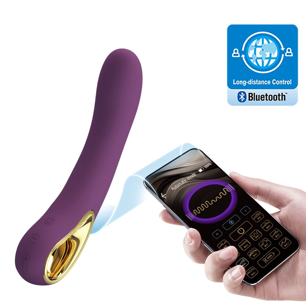 Pretty Love Ethan Rechargeable Curved Vibrator Purple