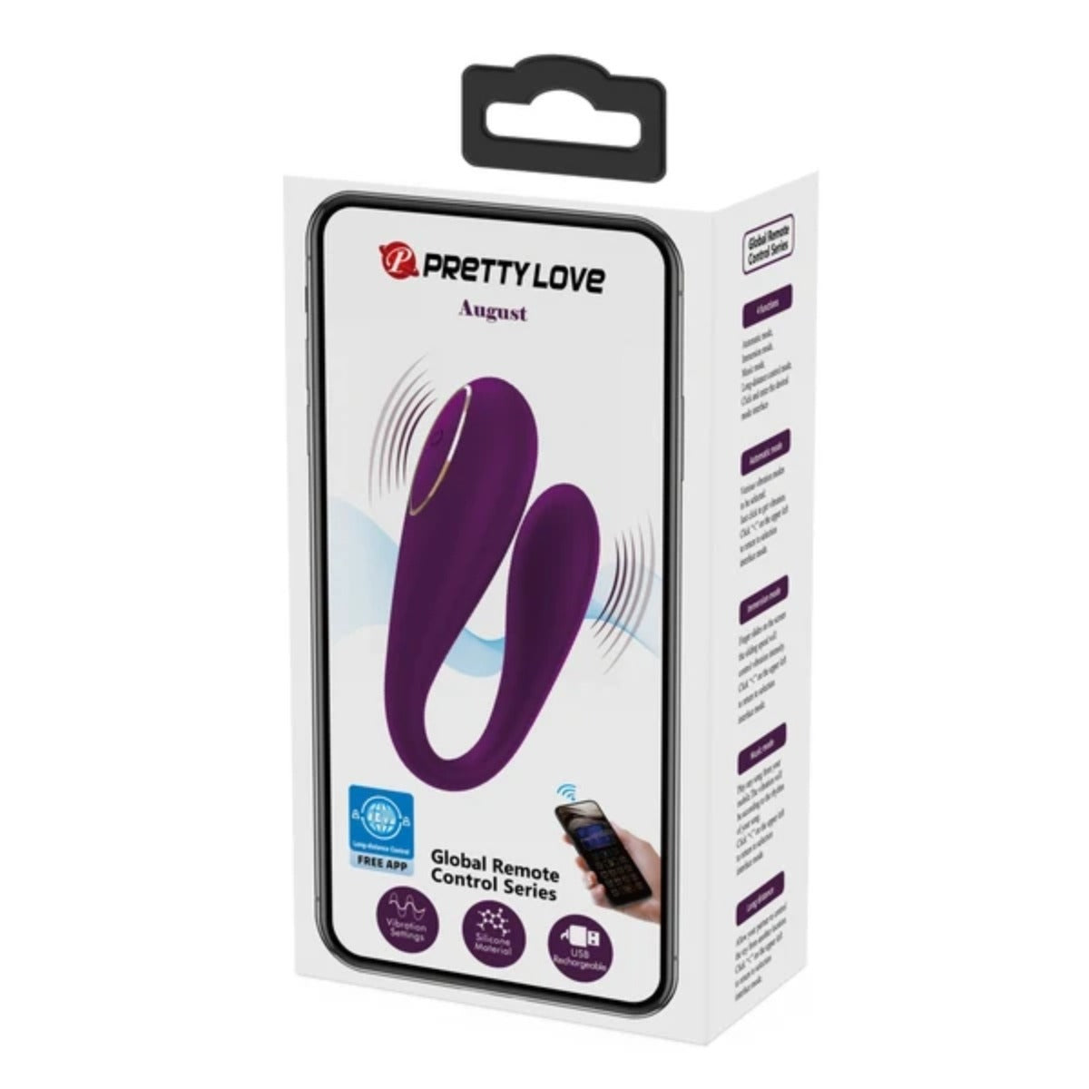 Pretty Love August App-Compatible Clitoral & G-Spot Massager